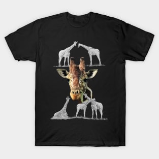 Giraffe in Kenya / Africa T-Shirt